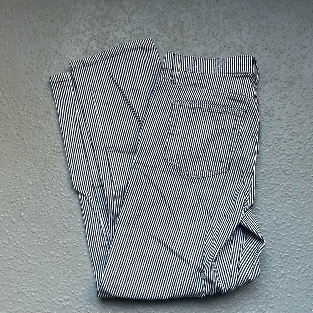 Loft Striped High Waist Casual Pants‎ Career Everyday Wear Size 26